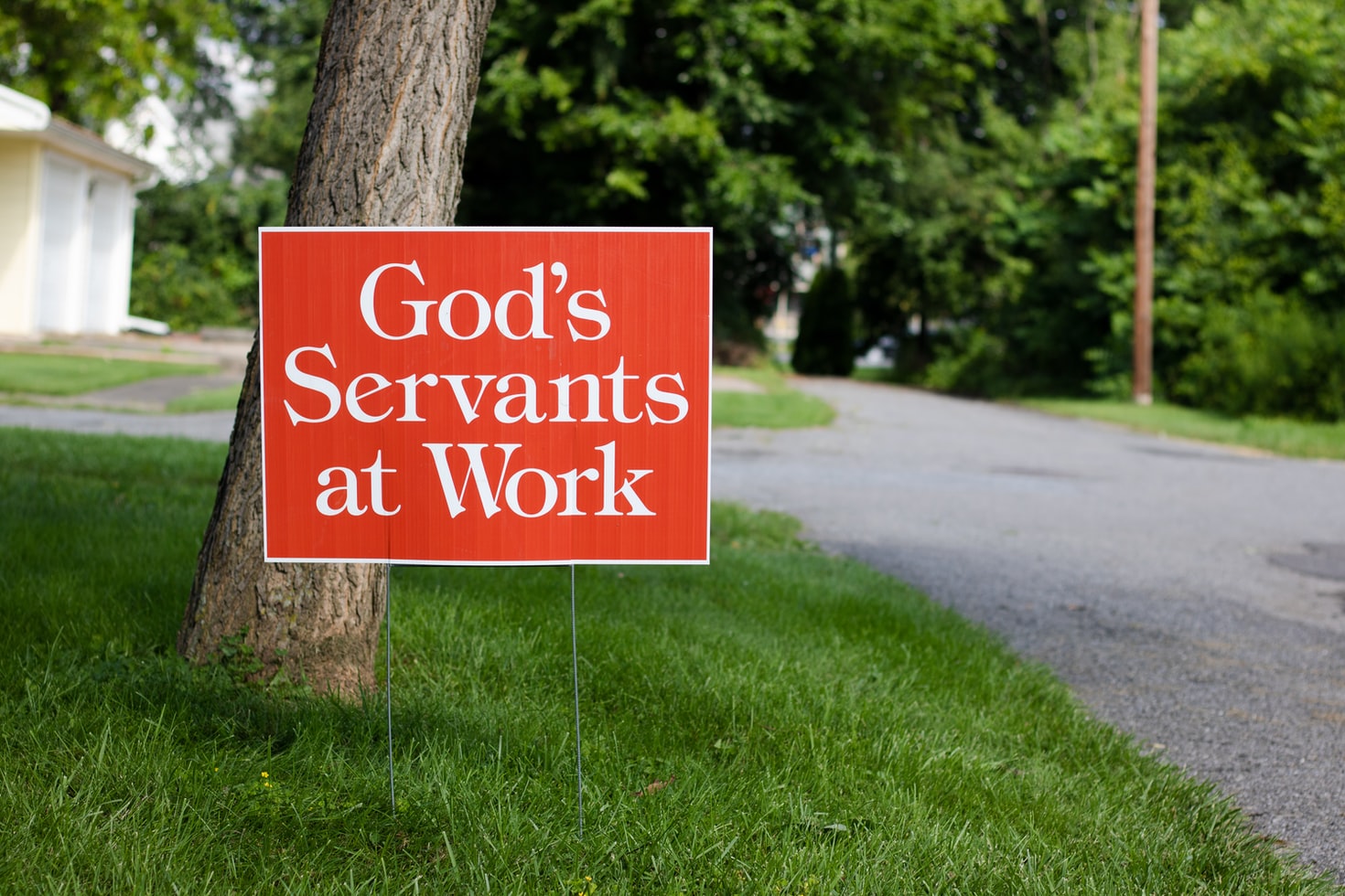 Serving God. Neighboring rights
