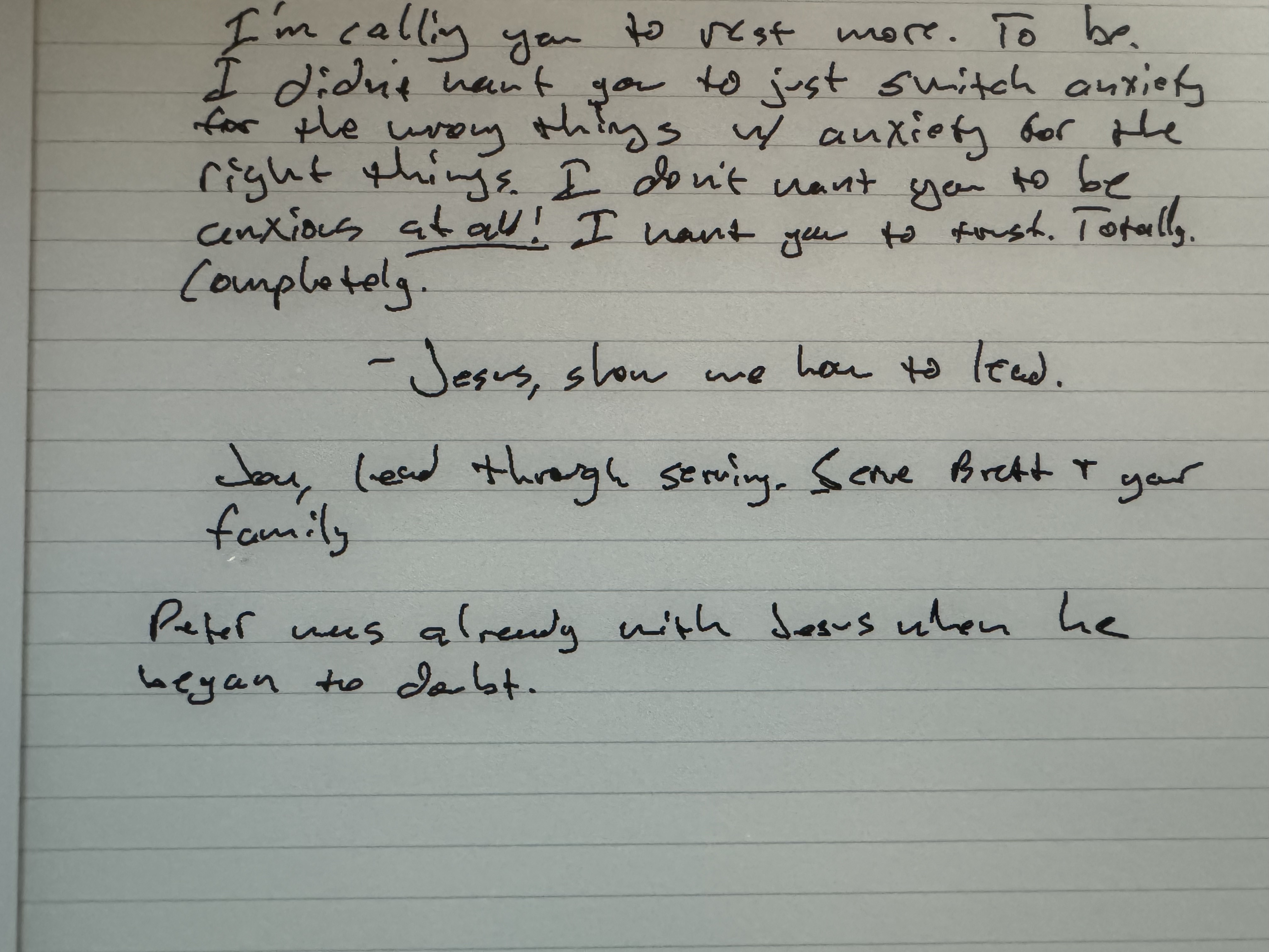 Jon Seidl journal entry
