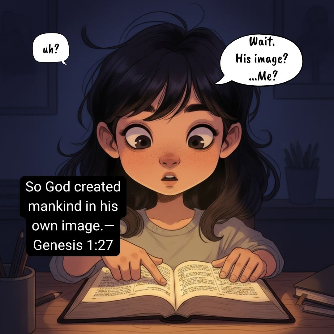 Sophie lies in bed at night, staring at the ceiling in the dark. Moonlight comes through the window. Her eyes are open but distant. Words float around her: "Too much." "Not enough." "What even am I?"