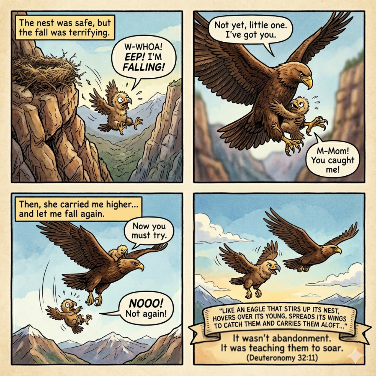 Deuteronomy3211 cartoon image