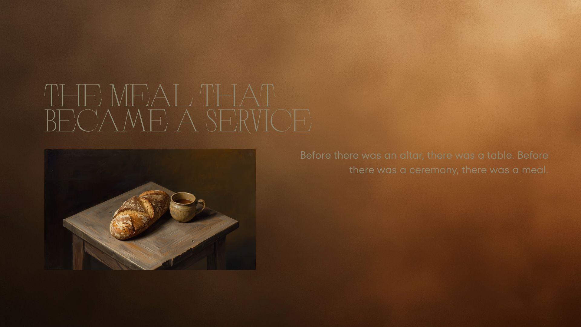 The Meal That Became a Service