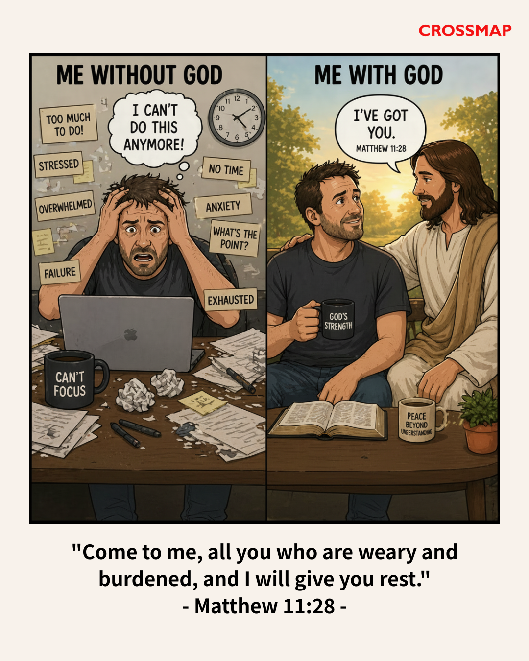 Matthew 11:28 — Finding Rest in a Tired World
