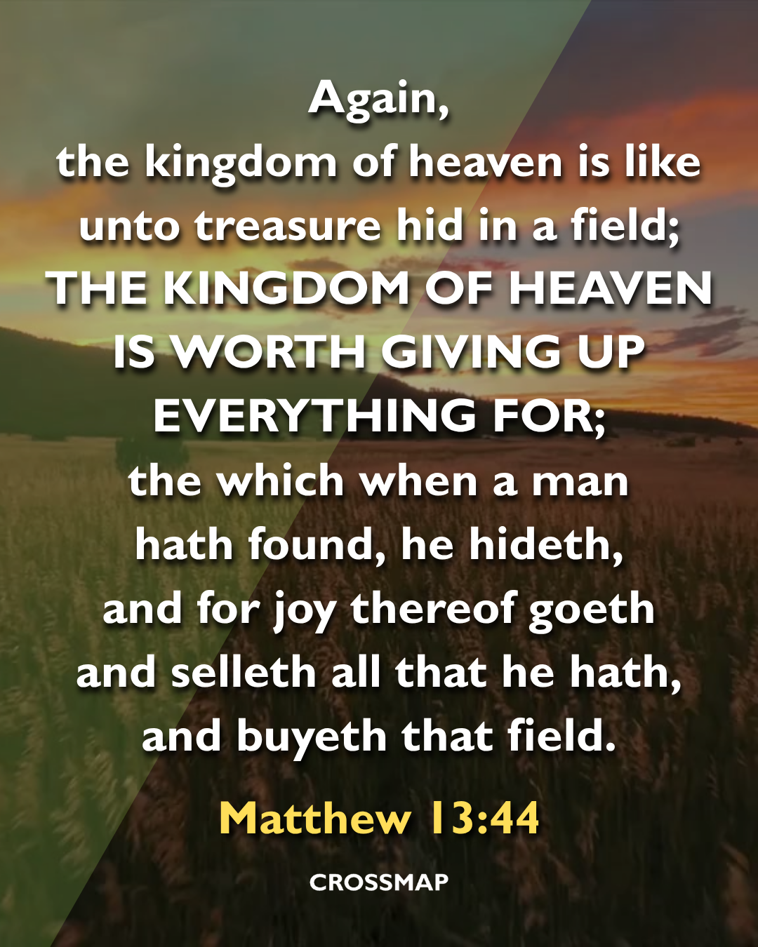 [Daily Bible] Matthew 13:44 Meaning — The Parable of the Hidden ...