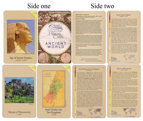 Classical Acts and Facts History Cards: Ancient World by | Crossmap ...