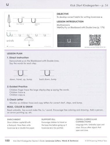 Kick Start Kindergarten Teacher's Guide