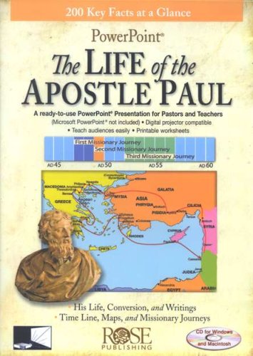 The Life of the Apostle Paul: PowerPoint CD-ROM by | Crossmap Books ...