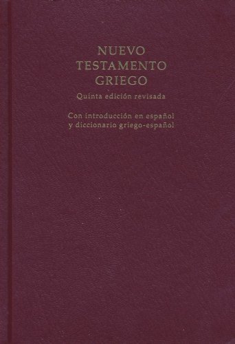 Nuevo Testamento Griego Sbu5 Con Diccionario Griegoespañol Ubs5 Greek