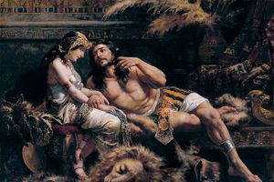 663px-José_Echenagusía_-_Samson_and_Delilah_-_Google_Art_Project