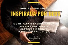 Toda a Escritura é inspirada por Deus