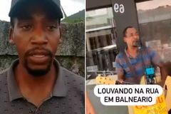 Evangélico tem violão apreendido por louvar na rua, em Balneário Camboriú