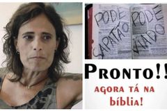 'Sapatão e v...': Zélia Duncan ataca cristãos com foto de Bíblia rasurada