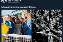 Jornalista da 'Veja' associa gesto de oração a saudação nazista