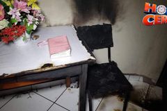 Igreja evangélica sofre incêndio criminoso, no Paraná