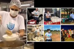 Michelle Bolsonaro é vista entregando marmitas em ação social para necessitados | Notícias Gospel
