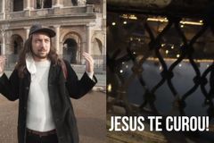 Jovens brasileiros evangelizam e oram por cura de italianos nas ruas de Roma