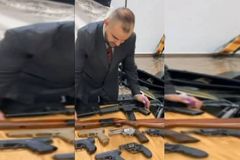 Pastor unge armas para delegados usarem "contra homens maus"
