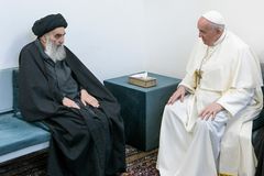 Papa Francisco e Aiatolá Ali al-Sistani pedem "unidade" em encontro histórico no Iraque