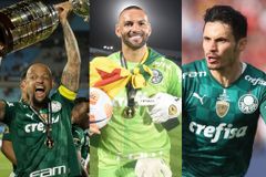 "Ele fez coisas grandiosas": Jogadores do Palmeiras dedicam título a Deus