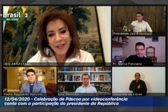 Primeira-dama agradece Íris Abravanel por “condução" da live de celebração da Páscoa | Notícias Gospel