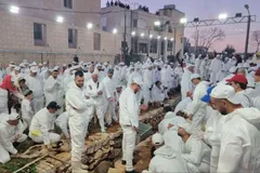 Como nos tempos bíblicos, tribos de Samaria fazem sacrifício de Páscoa