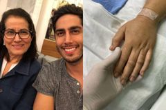 Mãe de Jonathan e Rebeca Nemer está acordada e livre da Covid-19: "O milagre começou"