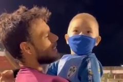 Goleiro fala da luta do filho contra câncer: ‘Em nome de Deus creio que está curado’