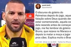 Goleiro do Palmeiras responde críticas por falar de Deus: "Jamais vou me calar"