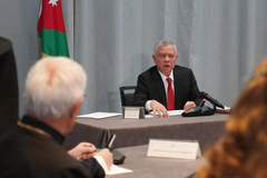 Rei da Jordânia se reúne com líderes cristãos para discutir o Monte do Templo