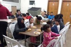 Igreja recebe pessoas em situação de vulnerabilidade durante ciclone