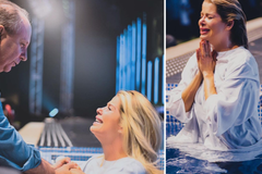 Karina Bacchi é batizada nas águas: "Reafirmo minha decisão"