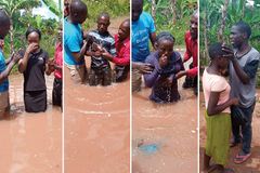 Trabalho missionário leva moradores a abandonar a bruxaria e fazer fila para o batismo