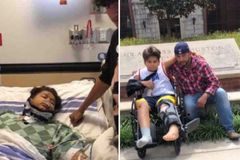 "Sou grato a Deus porque não morri", diz criança atropelada por uma caminhonete | Notícias Gospel