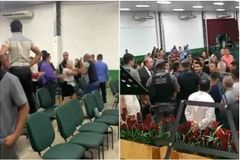 Confusão e pancadaria na eleição do novo presidente da AD Manaus