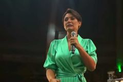 Michelle faz pregação em evento de Bolsonaro: "Deus é por nós"