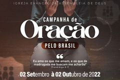 Campanha nacional de oração de 30 dias pelo Brasil se inicia hoje