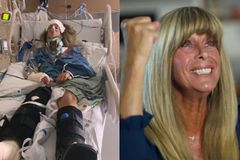 "A oração tem poder", testemunha mulher que teve 45 ossos quebrados em capotamento