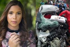 Após sofrer grave acidente de carro, cantora Amanda Wanessa passa por duas cirurgias