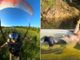 Homem que passeava de parapente vê mulher se afogando e a salva: ‘Deus me usou’