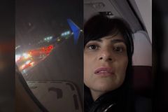 Fernanda Brum testemunha livramento durante voo com turbina em chamas