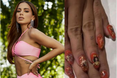 Pintura nas unhas: candomblecista, Anitta desperta ira de católicos