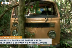 Família de pastor sai ilesa de queda de Kombi em ribanceira no PR: "Jesus nos guardou"