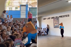 Crianças são expostas a apresentação com conteúdo sexual em escola do Rio