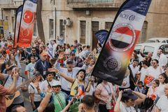 Milhares de evangélicos participam da Marcha de Jerusalém em apoio a Israel