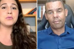 \"O Hamas quer destruir Israel\", diz Aline durante live com Rodrigo Silva