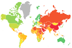 Brasil aparece em lista onde liberdade de expressão é restrita