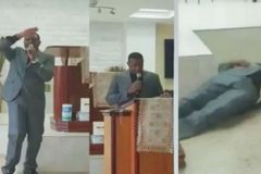 ‘Glorificado seja o nome do Senhor’, diz pastor no púlpito antes de morrer