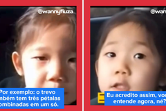 Criança coreana explica sobre a \"Trindade\" e vídeo viraliza