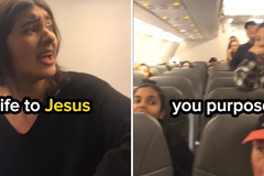 Cristã prega em avião e explica o motivo: ‘As pessoas precisam conhecer Jesus’