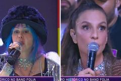 No Carnaval, Baby do Brasil prevê o apocalipse e Ivete reage