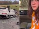 Filha sai ilesa de grave acidente e pai testemunha: \"Sirvo um Deus incrível\"
